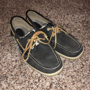 Black/Cheetah Sperry’s